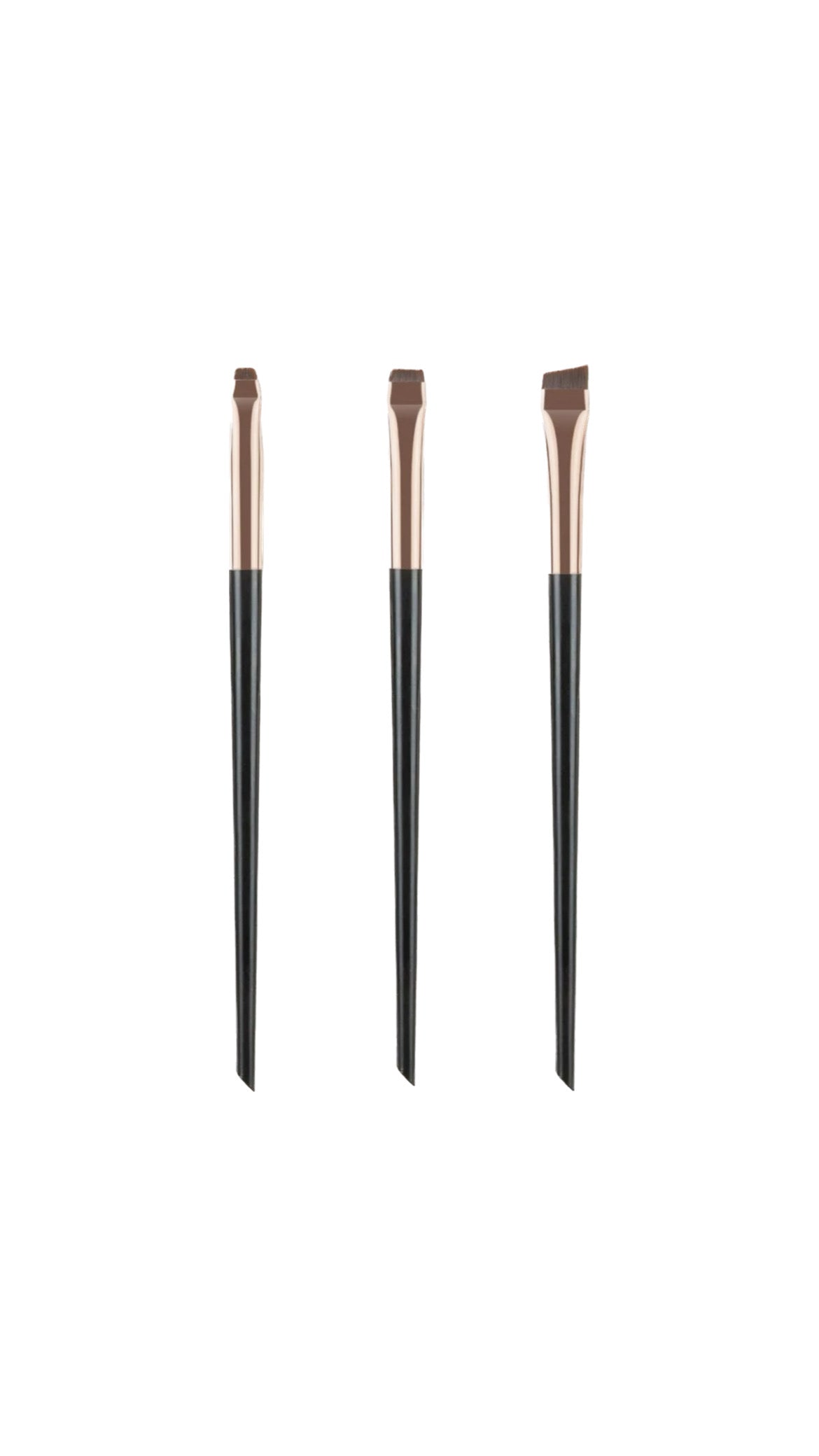 TRIO BLACK BRUSHES